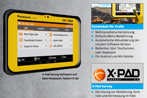 Geomax X-PAD Software